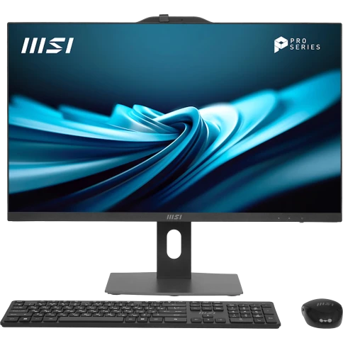 Моноблок/ PRO AP272P 14M-1207XRU   27"(1920x1080 IPS)/Intel Core i7 14700(2.1Ghz)/16384Mb/1024PCISSDGb/noDVD/Int:Intel UHD Graphics 770/Cam/BT/WiFi/-/war 1y/4.63kg/Black/noOS + Wireless KB+M фото 1