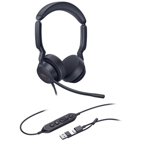 Гарнитура проводная/ Yealink UH44 Dual UC USB-C/A [1308187] фото 2