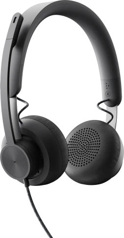 Гарнитура/ Logitech Headset Zone Wired  UC Graphite фото 2
