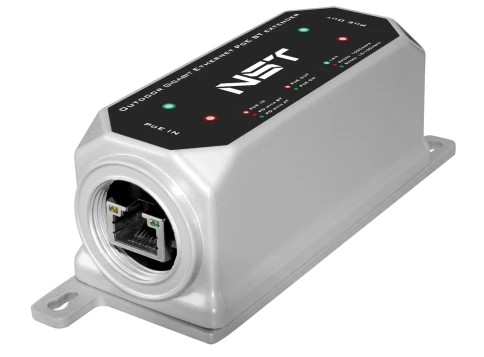 Уличный PoE удлинитель/ Уличный Ultra PoE удлинитель Gigabit Ethernet до 250м на 1 порт. Порты Ethernet: Вход - 1x10/100/1000Base-T RJ45; Выход - 1x10/100/1000Base-T RJ45. Порты PoE: Вход - 1xIEEE 802.3af/at/bt/Passive POE (до 120W); Выход - 1xIEEE 802.3a фото 1