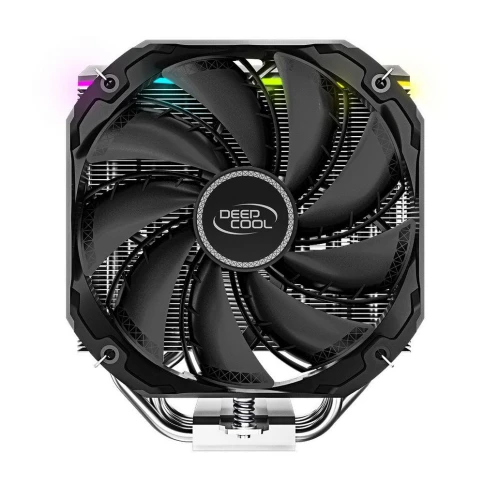 Вентилятор Deepcool AS500 RTL {8} (727064) (Height 164mm, 6mm x 5pcs, Fan 140mm, 500;1200RPM ±10%,  29.2 dB(A), 4-pin PWM, TDP 220W, Screw, Socket AMD AM4, Intel LGA 2066/2011-v3/2011/1700/1200/115x) фото 3