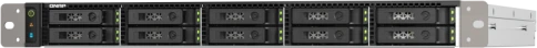 Сетевое хранилище без дисков/ ENTERPRISE QNAP TS-h1090FU-7232P-64G QTS hero NAS, AMD EPYC 7232P/7252 3.1-3.2 GHz, 64 GB DDR4 ECC (8 x 8 GB) up to 1.5 TB (12 x 128 GB), 10x2.5-inch U.2 PCIe NVMe / SATA bays, 2x25 GbE SFP28, 2x2.5 GbE, 3xUSB 3.2 Gen 1, rack фото 4