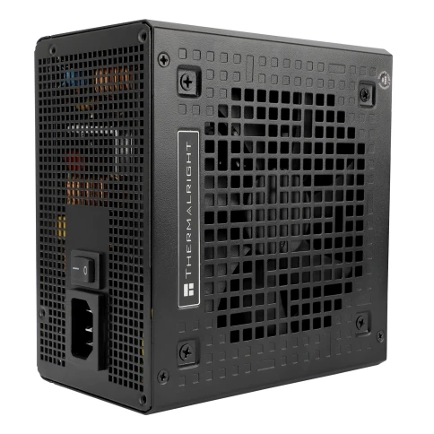 Блок питания ПК/ Power Supply Thermalright, 750W 80+ Gold (ATX, 3.0, PCIe 5.0, Non-modular, 1x24(20+4)pin, 1xCPU 8(4+4)pin, 2xPCIe*2 8(6+2)pin, 5xSATA3, 1x12+4pin (12VHPWR PCIe 5.0 12+4pin 600mm), 3xMOLEX4pin, Active, 120x120mm, 150x140x86mm, APFC, black) фото 3