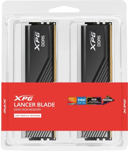 Память DDR5 2x16GB 6000MHz A-Data AX5U6000C3416G-DTLABRBK XPG Lancer RGB RTL PC5-48000 CL34 DIMM 288-pin 1.35В kit dual rank с радиатором Ret фото 5