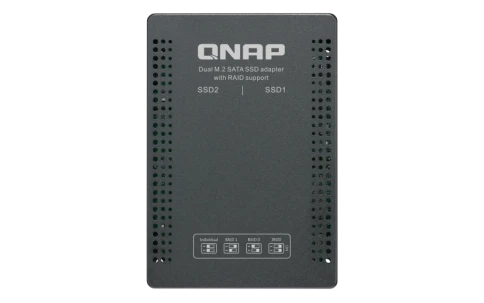 Адаптер/ QNAP QDA-A2MAR HDD/SSD drives adapter 2 x M.2 2280 SATA SSD -> 1 x SATA 2.5" , Transfer rate 6 Gb/s. Supports RAID 0, 1, JBOD. w/o HDD фото 3