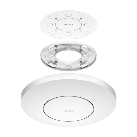 Точка доступа/ AC1200 Dual Band Gigabit Ceiling Mount Access Point,  MT7621DAN+MT7613B+MT7603E,  867Mbps at 5GHz + 300Mbps at 2.4GHz,  1 x GbE RJ45 Port, Support 12V DC or 802.3af PoE or Passive PoE, Internal Antennas, 48V passive PoE adapter included, Cu фото 4