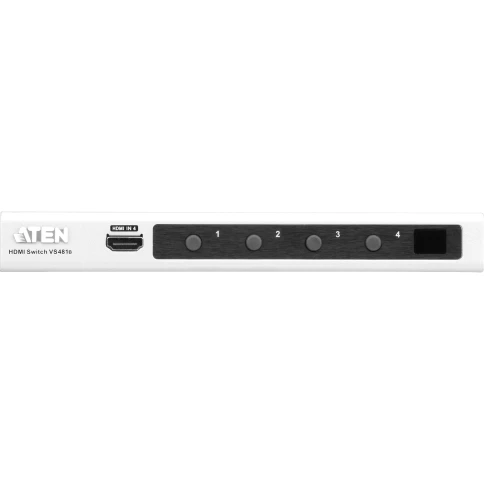 Переключатель, электрон., HDMI, 4> 1 телевизор/панель,Шнур HDMI 1.8м., (1600x1200 60Hz 480P/720P/1080i/1080P HDMI 1.2/HDCP упр. с помощью ИК пульта или  RS232)/ 4 PORT HDMI SWITCH W/1.8m W/EU ADP фото 2