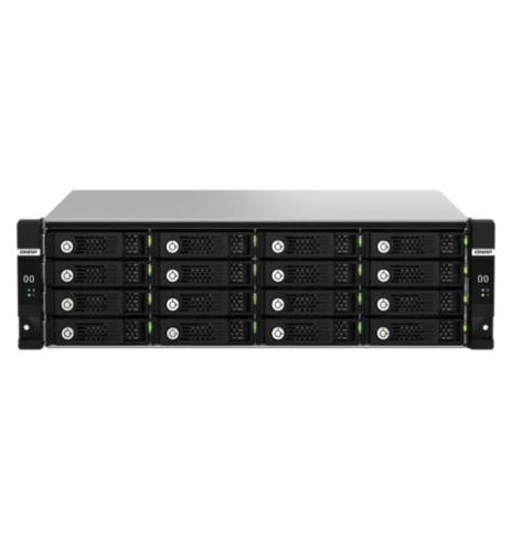 Полка расширения сетевого хранилища без дисков/ ENTERPRISE QNAP TL-R1620Sdc SAS expansion module, 16 bays 3.5 "/ 2.5" SAS / SATA 12/6 Gb/s rackmount, 2 power supplies. W/o RAIL-B02 фото 1