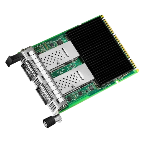 Сетевая карта/ NVIDIA ConnectX-7 OCP3.0 SFF Adapter Card, 200GbE (default mode) / NDR200 IB, Dual-port QSFP112, Multi-Host and Socket Direct capable, PCIe 5.0 x16, Crypto Disabled, Secure Boot Enabled, Thumbscrew (Pull Tab) Bracket фото 1