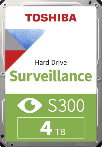 Жесткий диск/ HDD Toshiba SATA3 4Tb Surveillance S300 (SMR) 5400  256Mb 1 year warranty (replacement HDWT740UZSVA, ST4000VX015, WD43PURZ) фото 1