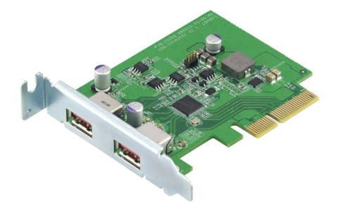 Карта расширения/ QNAP QXP-10G2U3A USB Dual Port Adapter, 2 x 10Gb / s фото 4