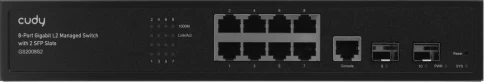 Коммутатор/ 8-Port Layer 2 Managed Gigabit Switch with 2 Gigabit SFP Slots фото 5