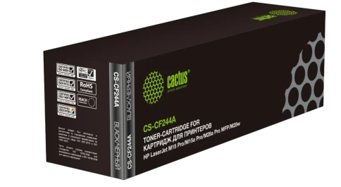 -/ Картридж лазерный Cactus CS-CF244A CF244A черный (1000стр.) для HP LJ M15 Pro/M15a Pro/M28a Pro MFP/ фото 1