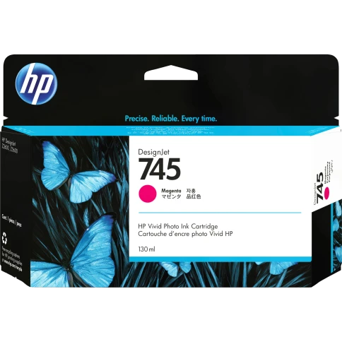 Картридж/ HP 745 130-ml Magenta Ink Cartridge фото 1