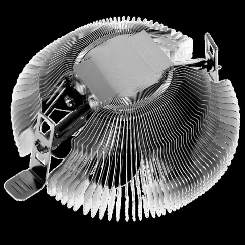 Кулер ID-Cooling DK-01S Soc-AM5/AM4/1200/1700/1851 черный 3-pin 24dB Al 65W 144gr Ret [DK-01S] фото 15