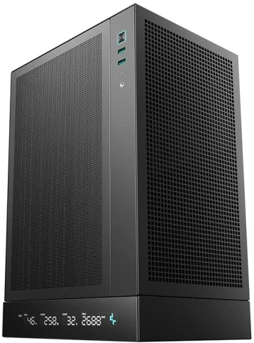 Корпус Deepcool CH170 DIGITAL черный mATX 1x120mm 1xUSB2.0 1xUSB3.0 audio bott PSU [R-CH170-BKNPI0D-G-1] фото 2