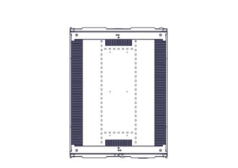 Шкаф Systeme Electric, серия Uniprom, 48U-800/1070, боковые панели 4шт, черный фото 9