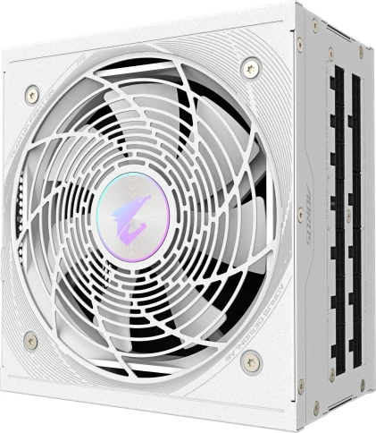 Блок питания Gigabyte ATX 850W GP-AE850PM PG5 ICE Gen.5 80+ platinum (20+4pin) APFC 120mm fan 8xSATA Cab Manag RTL [GP-AE850PM PG5 ICE] фото 3