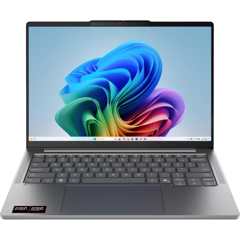 Ноутбук/ Lenovo IdeaPad Pro 5 14AGP11 14"(2880x1800 OLED)/AMD Ryzen AI 7  (Ghz)/24576Mb/1024PCISSDGb/noDVD/Ext:AMD Radeon 860M/Cam/BT/WiFi/100WHr/war 1y/1.43kg/luna grey/noOS + 100W, RU kbd фото 1