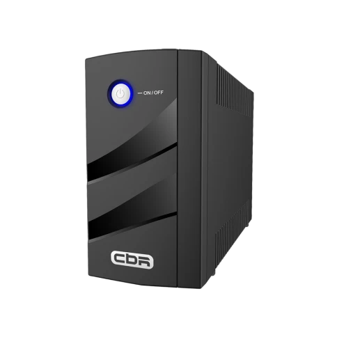 Башенный линейно-интерактивный ИБП/ ИБП CBR [ELN-675T-2F-LD] Line Interactive  675VA/360W 5Ah12V 2 x Shuko фото 1