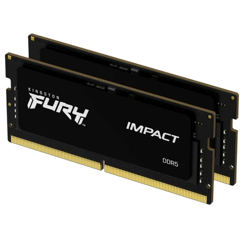Память оперативная/ Kingston 32GB 5600MT/s DDR5 CL40 SODIMM (Kit of 2) FURY Impact PnP фото 1
