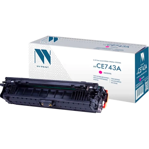 -/ Тонер-картридж NVP NV-CE743A Magenta для HP Color LaserJet CP5225/ CP5225n/ CP5225dn (7300k) фото 1
