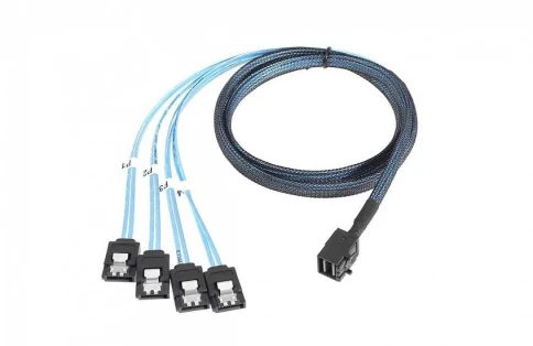 Кабель/ CBL-SFF8643-SATASB-10M, 1 metre cable, SFF8643 to X4 SATA фото 1