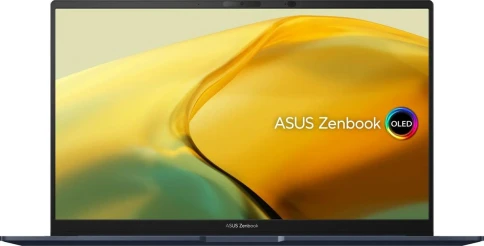 Ноутбук/ ASUS UM3504DA-MA432 15.6"(2880x1620 OLED)/AMD Ryzen 5 7535U(2.9Ghz)/16384Mb/512PCISSDGb/noDVD/Int:AMD Radeon/Cam/BT/WiFi/67WHr/war 1y/1.4kg/Ponder Blue/DOS + алюм корп; +чехол; +USB-RJ45 кабель фото 2