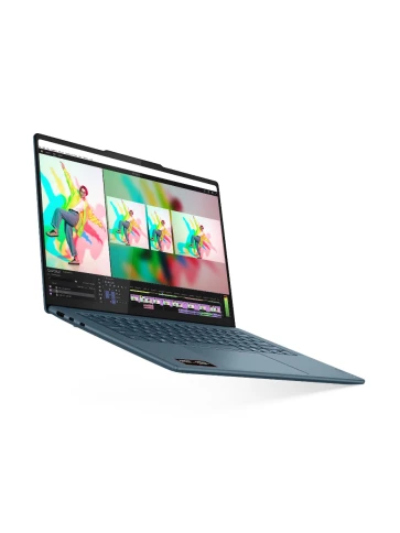 Ноутбук/ Lenovo Yoga Pro 7 14ASP10 14.5"(2944x1840 OLED)/AMD Ryzen AI 9 365(2Ghz)/32768Mb/1024PCISSDGb/noDVD/Int:AMD Radeon 880M/Cam/BT/WiFi/84WHr/war 1y/1.54kg/tidal teal/noOS + 100W, RU kbd фото 16