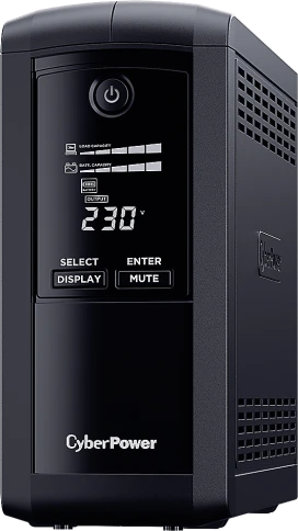 Источник бесперебойного питания/ UPS CyberPower VP1000ELCD Line-Interactive 1000VA/550W USB/RS-232/RJ11/45  (4 EURO) фото 4