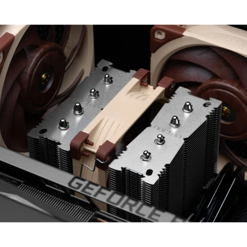 Кулер для процессора/ CPU Cooler Noctua NH-D9L (88W, 4-pin PWM, 110mm, Al/Cu, 4x6mm, 1x92x92x25mm, 46.44CFM, 22.8dBA, 2000RPM, S: 1851/1700/1200/115X, AM5/AM4, Beige/Brown) фото 4