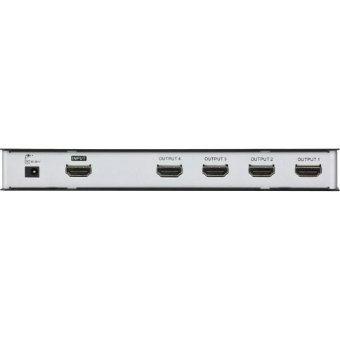 Разветвитель, электрон., HDMI, 1> 4Устройства,  20 метр.(24AWG)/15 метр.(28AWG), F, без шнуров, Б.П. 220> 5.3V, (до 1920x1200 60Hz;HDMI 1.3b/HDCP 1.1;HDTV 480p/720p/1080i/1080pкаскад до 3-х уровней)/ 4 PORT HDMI Splitter W/1.8M W/230V ADP. фото 3