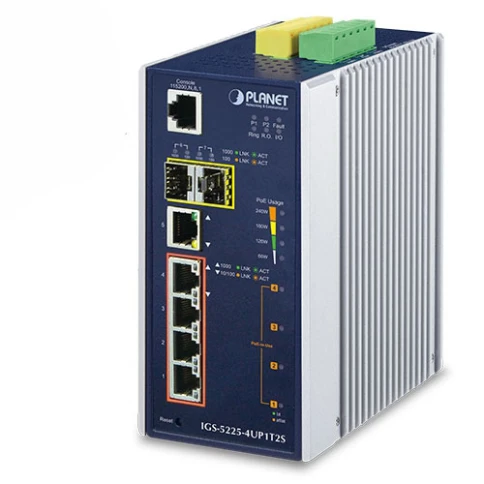 Коммутатор PLANET IGS-5225-4UP1T2S фото 1