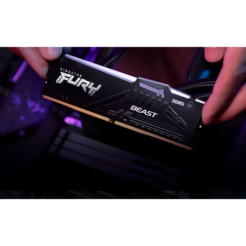 Память оперативная/ Kingston 64GB 6000MT/s DDR5 CL40 DIMM (Kit of 4) FURY Beast RGB XMP фото 7