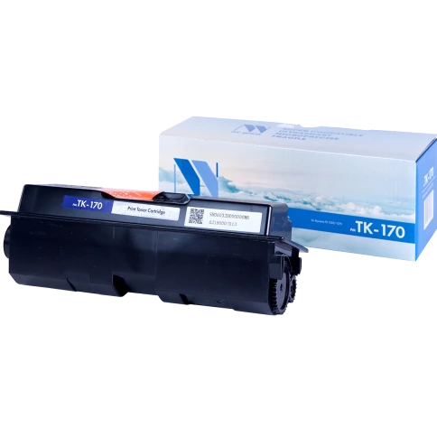 -/ Тонер-картридж NVP NV-TK-170 для Kyocera FS-1320D/ FS-1320DN/ FS-1370DN/ Ecosys P2135d/ P2135dn (7200k) фото 1
