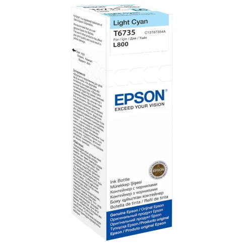Чернила/ Epson 673 EcoTank Ink light cyan фото 2