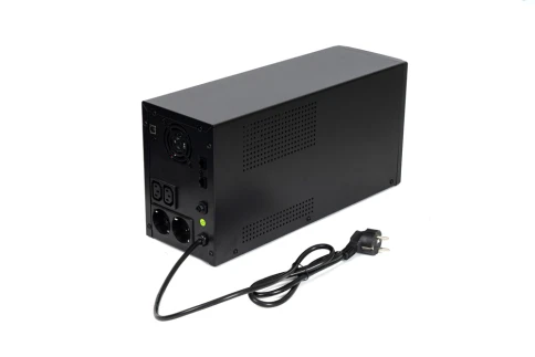 453 SKAT-UPS 3000-IN-4x9 ИБП Line interactive, 220 В, 3000ВА/1800Вт, LCD, 4 АКБ 9Ач, вых. роз 2Schuko + 2 C13, USB, RJ45,  внутр. меандр. стабилизация напряжения, ШГВ 145х213х436, вес 23кг фото 5