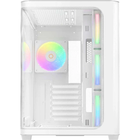Корпус ПК без блока питания/ Case Ocypus Iota C70 Curve WH ARGB, Midi-Tower, TG, 4x120mm ARGB, 2xUSB-A 3.0 + 1xUSB-C 3.1, ATX, mATX, mITX White фото 2