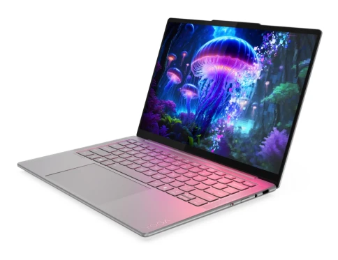 Ноутбук/ Lenovo Yoga Slim 7 14ILL10 14"(2880x1800 OLED)/Intel Core Ultra 7 256V(2.2Ghz)/16384Mb/1024PCISSDGb/noDVD/Int:Intel Arc Graphics 140V/Cam/BT/WiFi/70WHr/war 1y/1.19kg/luna grey/Win11Home + 65W, RU kbd фото 4