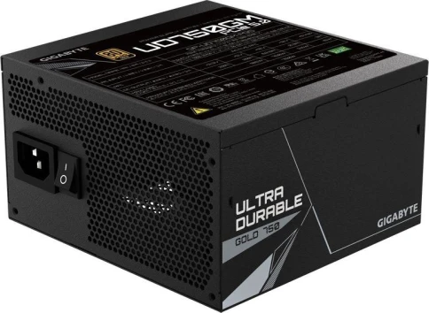 Блок питания Gigabyte ATX 750W GP-UD750GM PG5 80+ gold (20+4pin) APFC 120mm fan 8xSATA Cab Manag RTL [GP-UD750GM PG5] фото 2