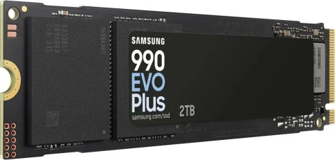 Твердотельные накопители/ Samsung SSD 990 EVO Plus, 2000GB, M.2(22x80mm), NVMe 2.0, NVMe 2.0, PCIe 4.0 x4, V-NAND TLC, R/W 7250/6300MB/s, IOPs 1 000 000/1 350 000, TBW 1200, DWPD 0.3 (12 мес.) фото 6