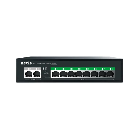 Коммутатор/ Коммутатор Netis P110GC (L2) 10x1Гбит/с 8PoE+ 100W неуправляемый фото 1