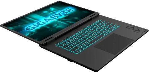 Ноутбук Gigabyte Gaming A16 GA63H AMD Ryzen AI 7 260/16Gb/SSD1Tb/RTX5050 8Gb/16"/IPS/WUXGA/1920x1200/165Hz/NoOS/Black (3THK3KZ894SD) фото 3