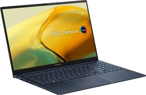 Ноутбук/ ASUS UM3504DA-MA432 15.6"(2880x1620 OLED)/AMD Ryzen 5 7535U(2.9Ghz)/16384Mb/512PCISSDGb/noDVD/Int:AMD Radeon/Cam/BT/WiFi/67WHr/war 1y/1.4kg/Ponder Blue/DOS + алюм корп; +чехол; +USB-RJ45 кабель фото 4