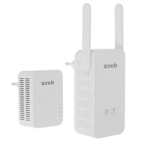 Набор PowerLine адаптеров/ Tenda PH5 Набор PowerLine адаптеров, 1000 Мбит/с, в комплекте - 2 шт (P3, PA6), Wi-Fi 2.4 ГГц 300 Мбит/с фото 1
