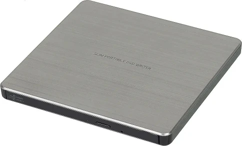 Оптический привод/ LG DVD-RW ext. Silver Slim Ret. USB2.0 (3.0 compatible) фото 2