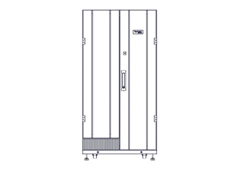 Шкаф Systeme Electric, серия Uniprom, 24U-600/1070, боковые панели 2шт, черный фото 4