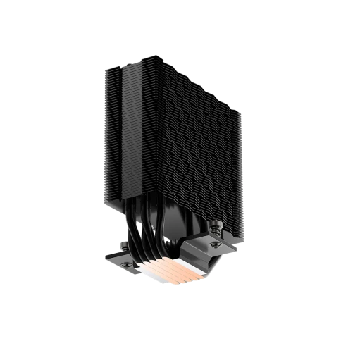 Кулер для процессора/ CPU Cooler PCCooler RT500 Digital ARGB BK (240W, 4-pin PWM, LED temp., 152mm, Al/Cu, 5x6mm, ARGB, 1x120mm, 73.32CFM, 34.9dBA, 2200RPM, S: 1851/1700/1200/115X, AM5/AM4, black) фото 6