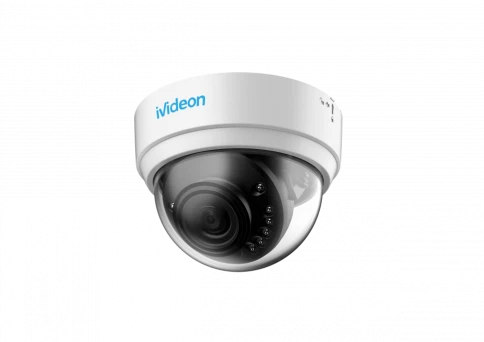 2 МП Купольная IP видеокамера с ИК-подсветкой  КМОП-матрица 1/2.7'' CMOS день/ночь с механическим ИК-фильтром ИК подсветка до 20м видео с разрешением 19201080@25к/с 004лк/F2.0(цв) фиксированный объектив 2.8 мм (3.6мм опционально) c углом обзора фото 2