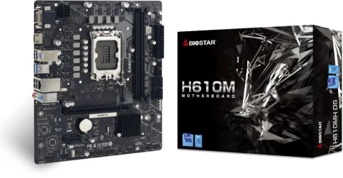 Материнская плата Biostar H610MH D5 Soc-1700 Intel H610 2xDDR5 mATX AC`97 8ch(7.1) GbLAN RAID+VGA+HDMI [H610MH D5] фото 4
